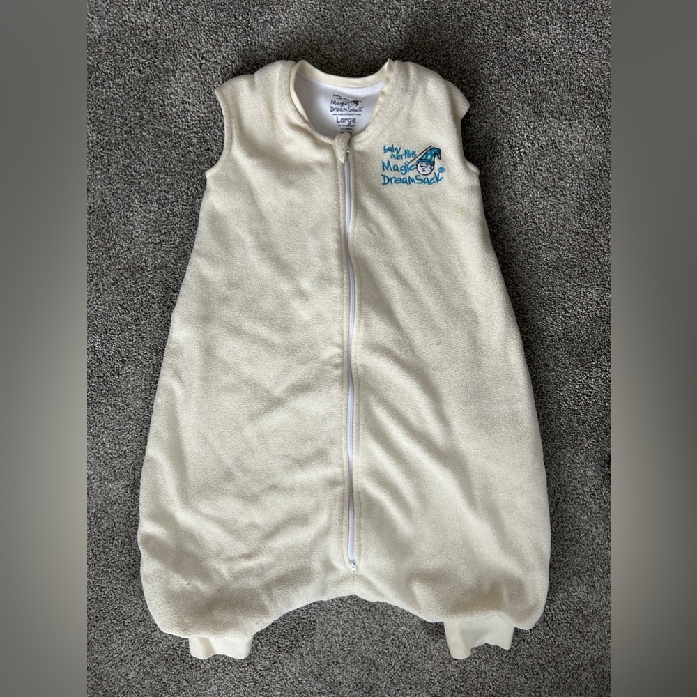 Baby Aspen Magic DreamSack Cream Sleep Sack - Large